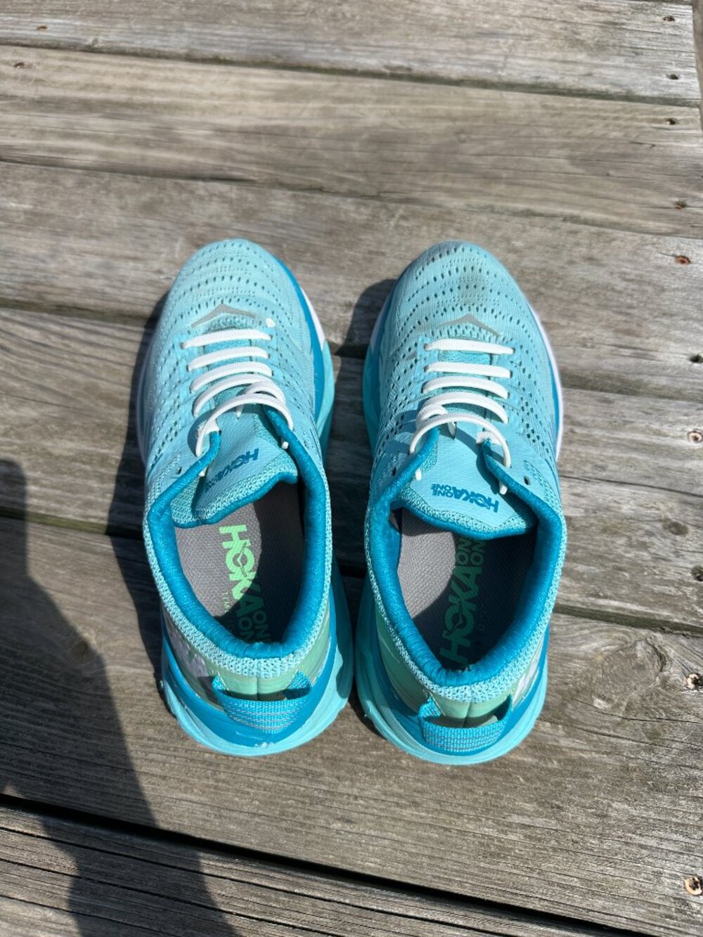 Hoka Arahi 4 Running Shoes Womens Size 8.5 D Blue Sneakers Tennis Shoes Wide - Picture 2 of 11